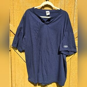 Vintage BIKE Athletic Short Sleeve Tee Shirt Navy Blue 3X